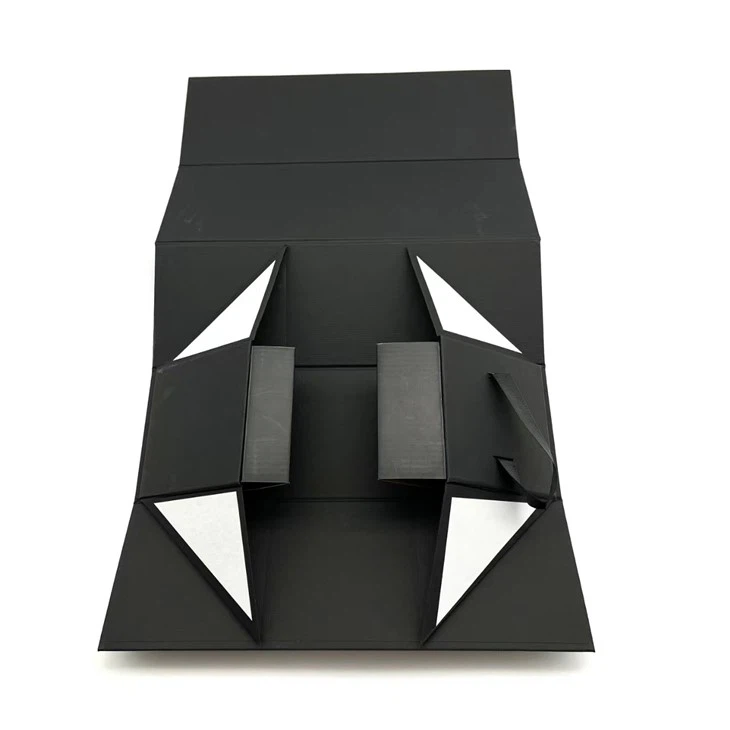 Black Magnetic Wine Box